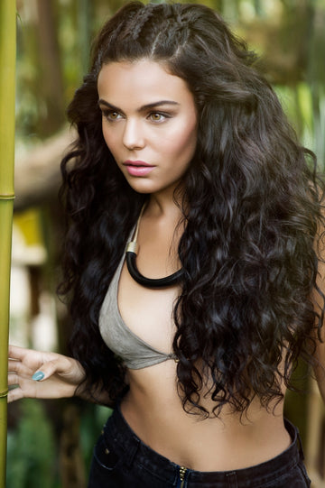 Natural straight Natural brown